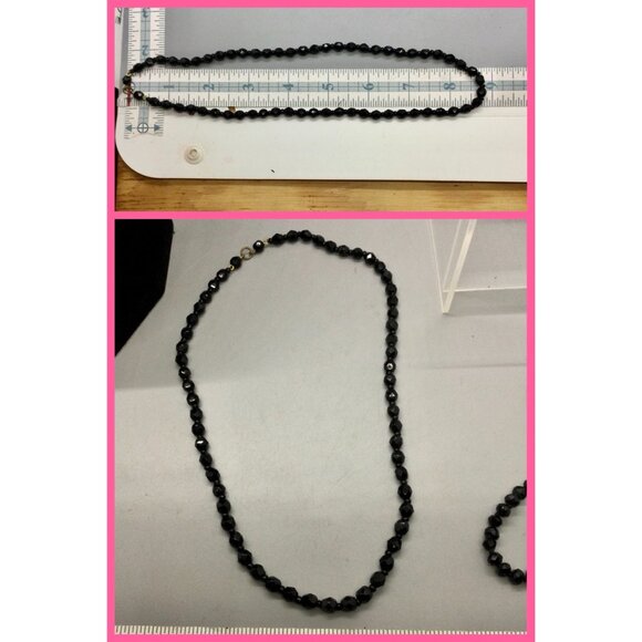 Black Beaded Set, 4pc - Picture 9 of 10